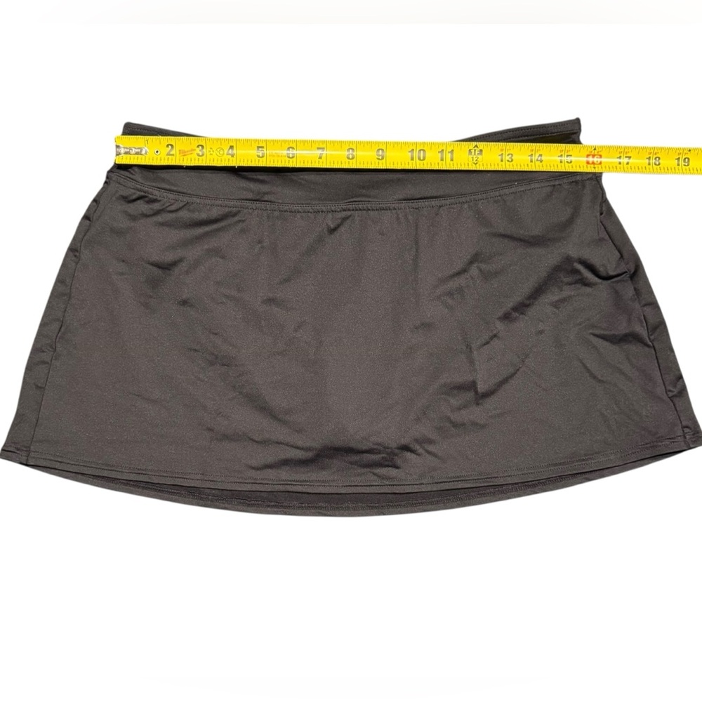 Land’s End Tankini and Swim Skirt Size 12 Black - Picture 10 of 16